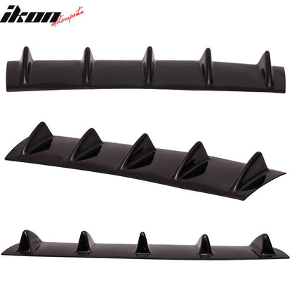 2006-2013 BMW E90 E91 E92 E93 3 Series Gloss Black Rear Diffuser ABS
