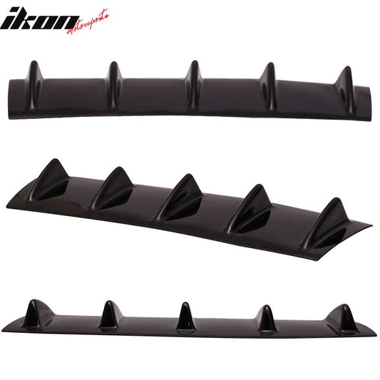 2003-2006 Infiniti G35 Coupe Gloss Black Rear Bumper Diffuser ABS