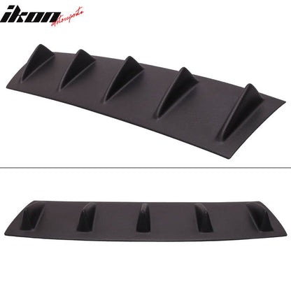 2015-2024 Dodge Charger V1 Matte Black Rear Bumper Lip Diffuser ABS