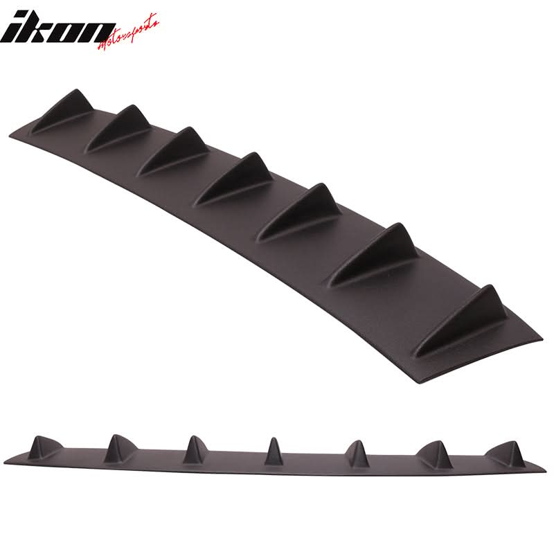 2014-2015 Chevy Camaro V6 7 Fins Matte Black Rear Bumper Diffuser ABS