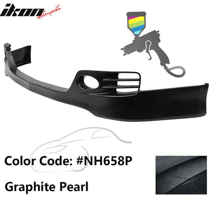 2006-2008 Acura TSX EURO-R Style Front Bumper Lip Painted