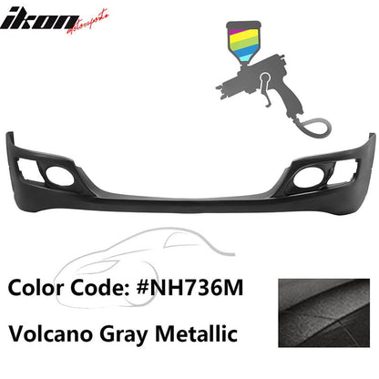 2006-2008 Acura TSX OE Style Painted Front Bumper Lip PU