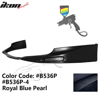 2009-2010 Acura TSX CU1 JDM Style Front Bumper Lip PU Painted