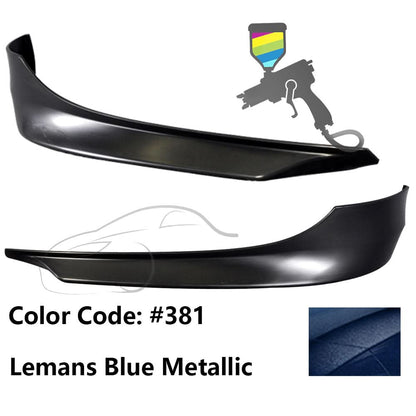 2009-2011 BMW E90 LCI Painted #381 Lemans Blue Metallic Front Splitter