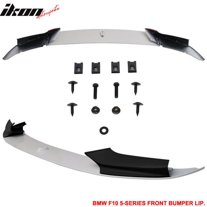 Fits 11-16 F10 Performance Front Bumper Lip Two Tone Color