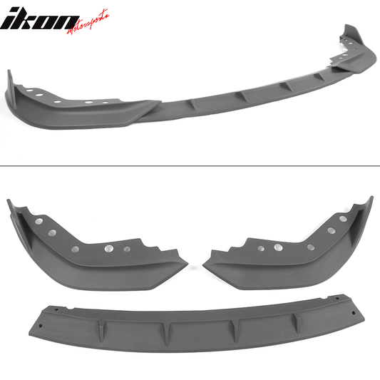 2019-2022 BMW G20 330i M Sport M340i 3PC Front Bumper Lip PP
