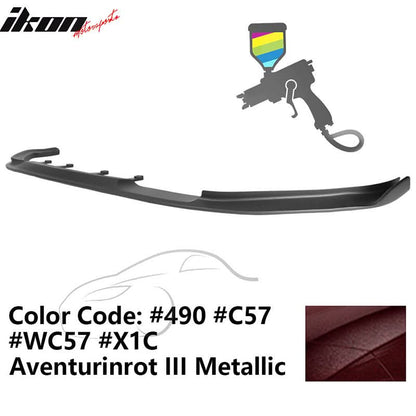2017-2020 BMW G30 5 Series M Sport HM Painted Front Bumper Lip ABS