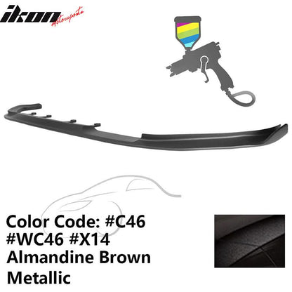 2017-2020 BMW G30 5 Series M Sport HM Painted Front Bumper Lip ABS