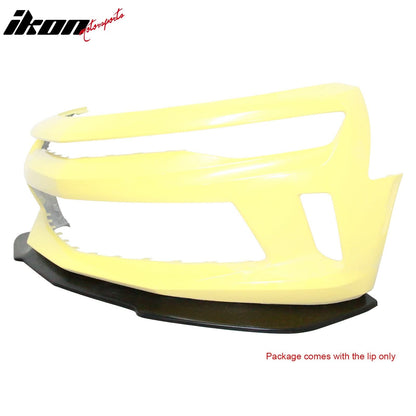 2016-2018 Chevy Camaro V6 1LE Style Unpainted Front Bumper Spoiler PU
