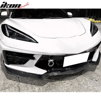2020-2025 Chevrolet Corvette C8 Carbon Fiber Front Lip SplitterSpoiler