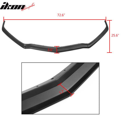 2020-2025 Chevy Corvette C8 Z51 Texture Black Front Bumper Lip PP