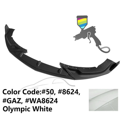 2020-2023 Cadillac CT4 IKON Style Painted Front Bumper Lip PP 3PCS
