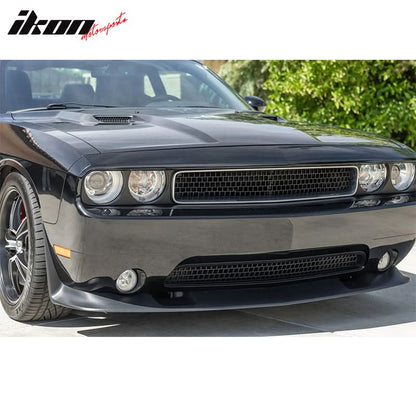 2011-2014 Dodge Challenger SRT Style Front Bumper Lip Spoiler PU