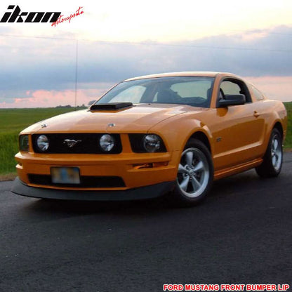 2005-2009 Ford Mustang V8 CV Style Front Bumper Lip Spoiler PU