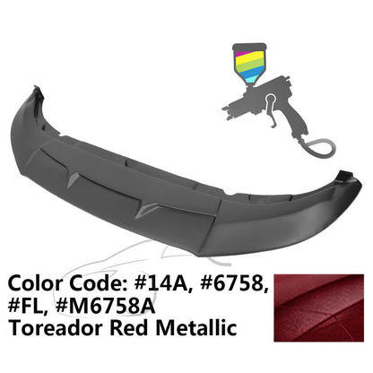 2010-2014 Ford Mustang Shelby GT500 OEM Style Painted Front Bumper Lip