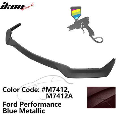 2018-2023 Ford Mustang GT R Spec Style Front Bumper Lip Splitter PP
