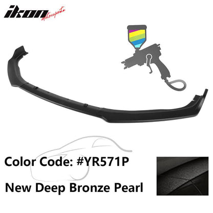 2018-2020 Honda Accord OE Style Front Bumper Lip 3PC PP