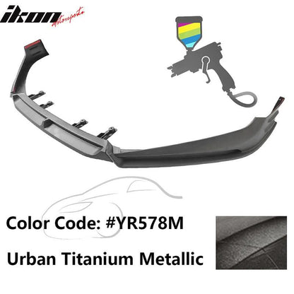 2018-2021 Honda Accord 3PC Front Bumper Lip PP