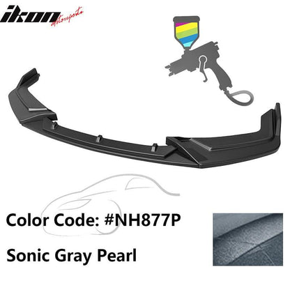 2017-2021 Honda Civic Hatchback IKON Style 3PCS Front Bumper Lip PP
