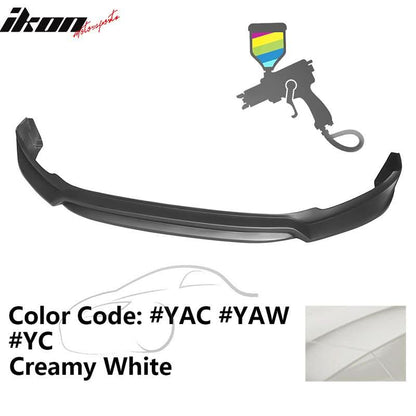 2017-2018 Hyundai Elantra L Style Painted Front Bumper Lip PP