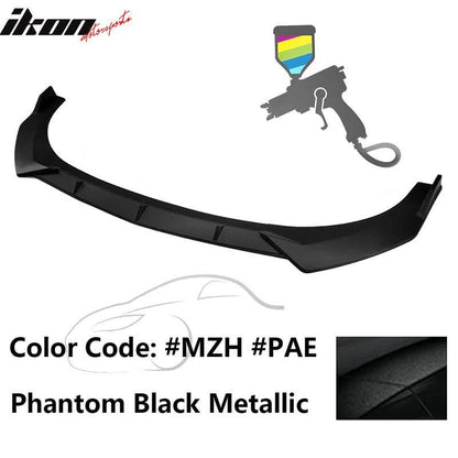 2021-2023 Hyundai Elantra 4DR Sedan Front Bumper Lip Spoiler PP 3PC