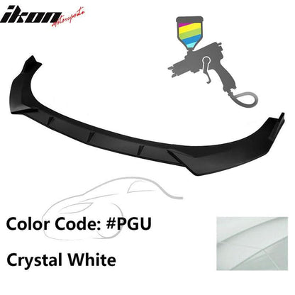2021-2023 Hyundai Elantra 4DR Sedan Front Bumper Lip Spoiler PP 3PC