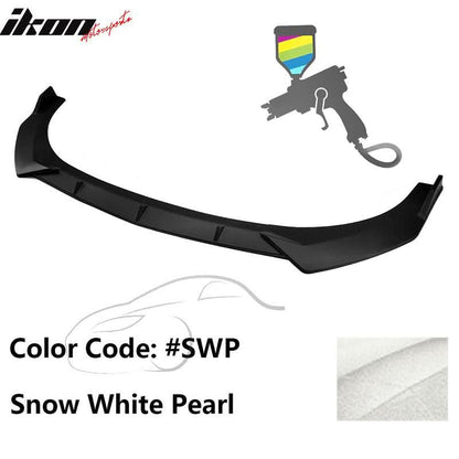 2021-2023 Hyundai Elantra 4DR Sedan Front Bumper Lip Spoiler PP 3PC