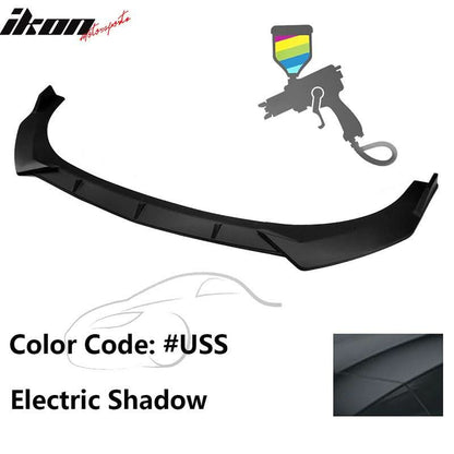 2021-2023 Hyundai Elantra 4DR Sedan Front Bumper Lip Spoiler PP 3PC