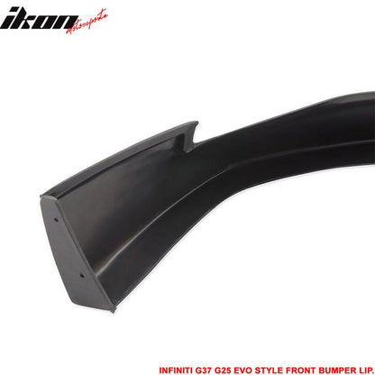 2010-2013 Infiniti G25 G37 4Dr Sedan EVO Front Bumper Lip Spoiler PU