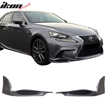 2014-2016 Lexus IS Model TR-D Style Front Bumper Lip Splitters 2PC