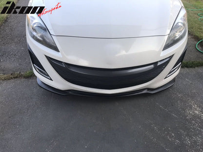 2010-2011 Mazda 3 JDM Style Unpainted Front Bumper Lip Chin Spoiler PU