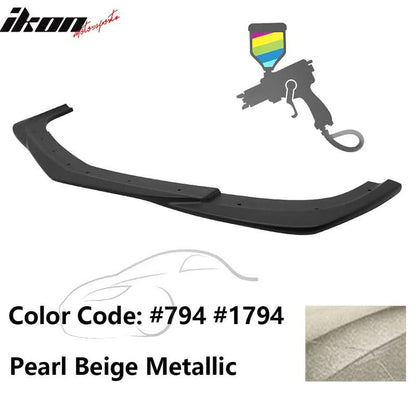 2012-2014 Benz W204 C63 AMG GH Style Painted Front Bumper Lip ABS