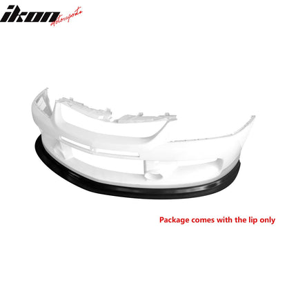 2006-2007 Mitsubishi Lancer Evo MDA Style PU Front Lip Bumper Guard