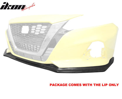 2019-2022 Nissan Altima Front Bumper Lip CS Style Spoiler Unpainted PU