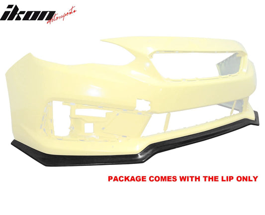 2020-2023 Subaru Impreza 4DR 5DR Front Bumper Lip Unpainted PU Spoiler