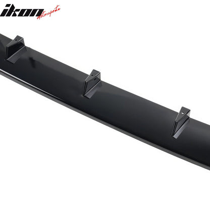 2015-2017 Subaru WRX STI MPX Style Gloss Black Front Bumper Lip PP 3PC