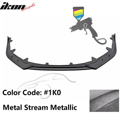 2020-2022 Toyota Corolla SE XSE 4Dr IKON Style Front Bumper Lip PP 3PC