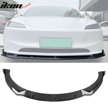 2024-2025 Tesla Model 3 IKON Style 3PC Front Bumper Lip PP