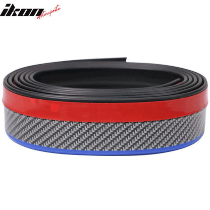 Universal Front Bumper Lip Splitter Chin Spoiler Side Skirt PVC