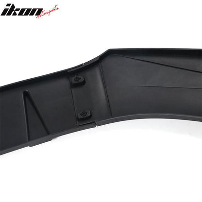 Universal Valance Front Bumper Lip Splitter Chin Spoiler 3PC PP