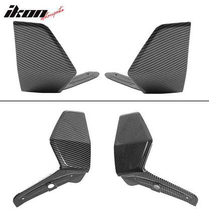 Fit 19-21 Bmw G05 X5 M Sport 2pc Front Splitter Apron cfl