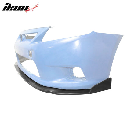 2011-2013 Scion tC Front Bumper Lip Unpainted PU IKON Chin Spoiler 3PC
