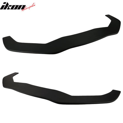 Fits 13-20 Toyota 86 Front Splitter w/ Hardware Matte  & Blue Rods