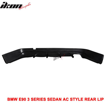 2005-2012 BMW E90 3-Series 4Dr Sedan Rear Bumper Lip Spoiler PU