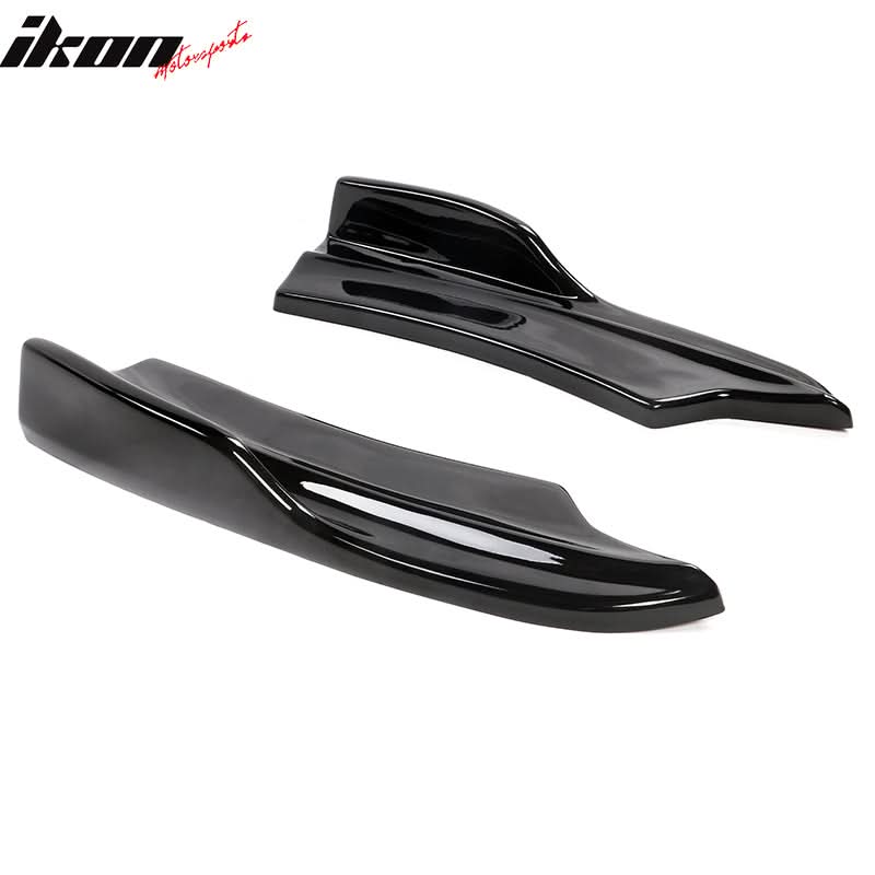 2020-2023 Dodge Charger IKON Matte Black Rear Bumper Side Apron PP
