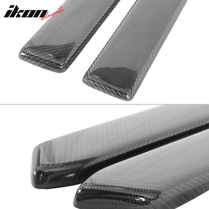 2010-2014 Ford Mustang Rear Bumper Side Splitters 2PC Carbon Fiber