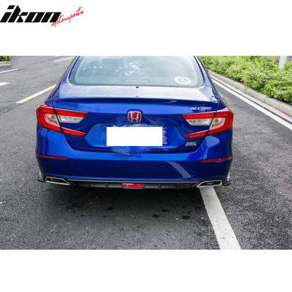 2018-2022 Honda Accord OE Style Unpainted Rear Bumper Splitters PP