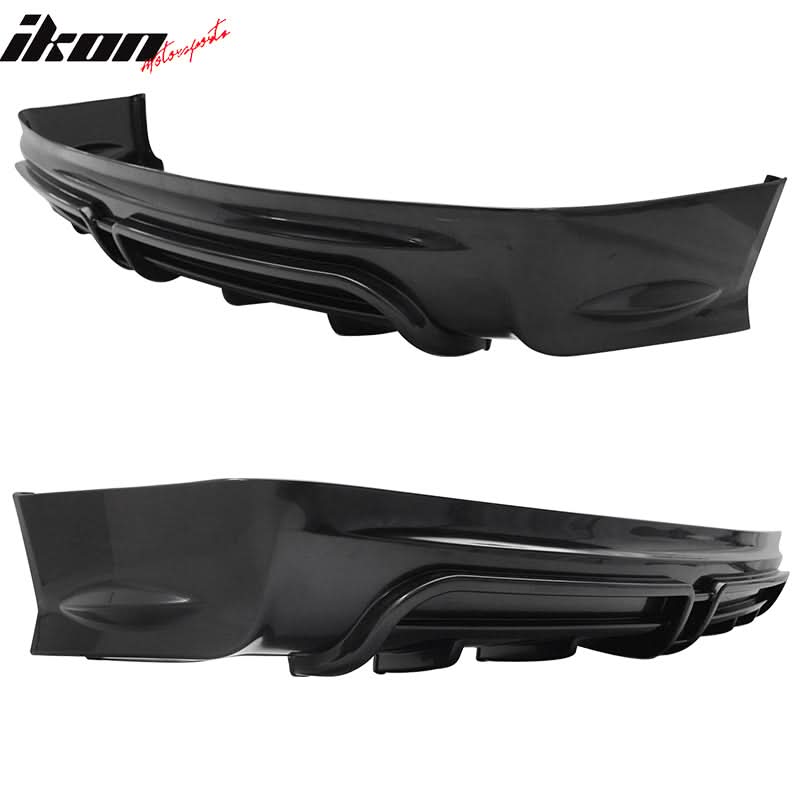 Fits 13-15 Honda Civic Mugen RR Rear Bumper Lip W/  LED Brake Light