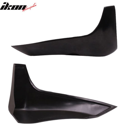 2009-2019 Nissan 370Z Rear Bumper Lip Splitter Side Aprons PU 2PC