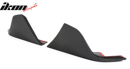 2020-2025 Toyota GR Supra A90 AG Style Rear Aprons Gloss Carbon Fiber